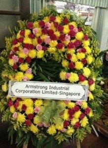 ส่งพวงหรีด อำเภอเมือง จังหวัดลำปาง จาก Armstrong Industrial Corporation Singapore
