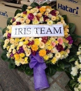 ร้านพวงหรีด วัดพระศรีมหาธาตุ โดย ร้านพวงหรีดธรรมะ ผู้สั่งพวงหรีด IRIS TEAM