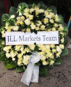 ร้านพวงหรีด วัดสังเวชวิศยารามวรวิหาร โดยพวงหรีดธรรมะ ผู้สั่งพวงหรีด JLL MARKETS TEAM