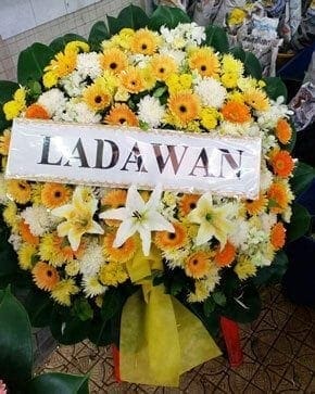 ส่งพวงหรีดวัดปากบึง เขตลาดกระบัง จังหวัดกรุงเทพ จาก LADAWAN