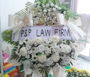ส่งพวงหรีดวัดห้วยยอด อำเภอห้วยยอด จังหวัดตรัง จากP&P LAW FIRM