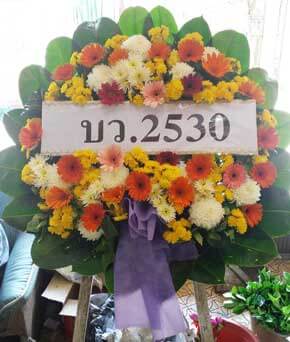 ร้านพวงหรีดวัดอนงคารามวรวิหาร ในเครือพวงหรีดธรรมะ เขตคลองสาน จาก บว.2530