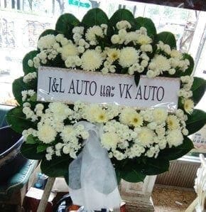 ร้านพวงหรีดวัดลาดพร้าว เขตลาดพร้าว จังหวัดกรุงเทพ จาก J&L AUTO และ VK AUTO