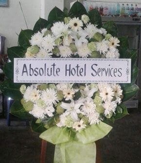ร้านพวงหรีดวัดน้อย อำเภอเมือง จังหวัดชลบุรี จาก Absolute Hotel Services