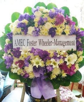 ร้านพวงหรีดวัดเวฬุราชิน เขตธนบุรี กรุงเทพ จากAMEC Foster Wheeler - Management