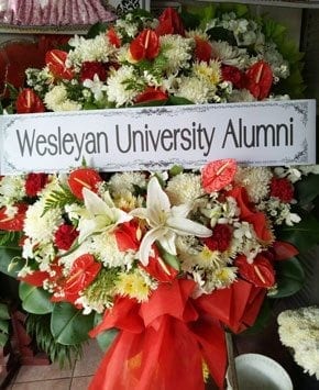 ร้านพวงหรีดวัดเทพศิรินทร์ จากWesleyan University Alumni