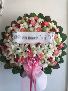 ร้านพวงหรีดวัดพระศรีมหาธาตุ พวงหรีดจาก เทน เทเลมาร์เก็ต