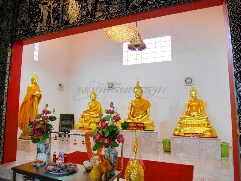 จุดไหว้พระวัดไผ่ตัน ภาพโดยร้านพวงหรีดธรรมะ