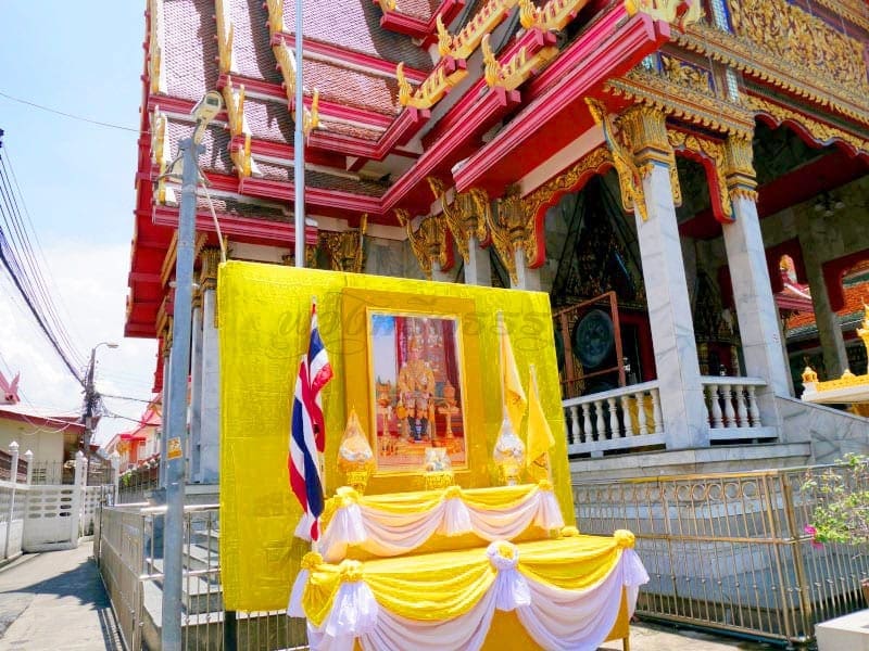 ภายในวัดไผ่ตัน ภาพโดยร้านพวงหรีดธรรมะ