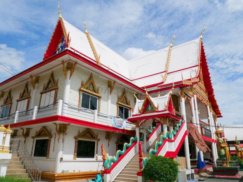 ศาลาวัด วัดคุณหญิงส้มจีน ภาพโดยร้านพวงหรีดธรรมะ