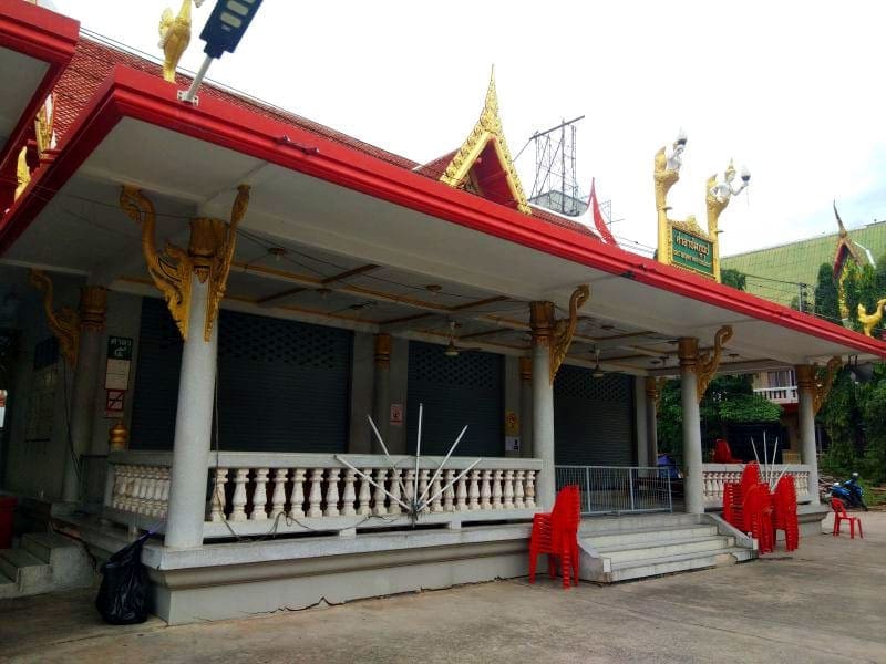 ศาลา วัดพลมานีย์ ภาพโดยร้านพวงหรีดธรรมะ