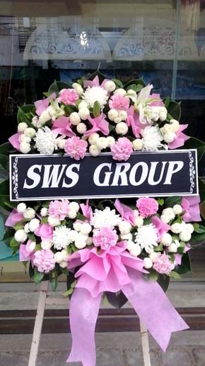 ร้านพวงหรีดวัดลาด เพชรบุรี พวงหรีดจาก Sws Group