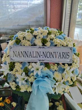 ร้านพวงหรีดวัดลานบุญ พวงหรีดจากNANNALIN-NONVARIS